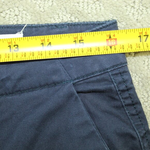 Gap Women's Size 10 Girlfriend Khaki Navy Blue Chino Pants - Picture 5 of 7